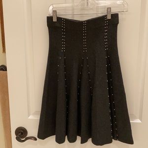 Sandro Embellished Knee-Length Skirt
